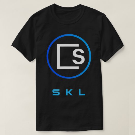 SKL Crypto HODL SKALE Token Decentralized Finance  Tシャツ (デザイン正面)