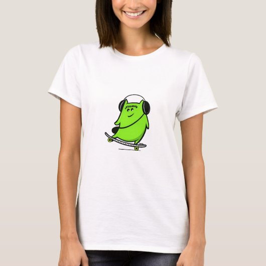 SklinesArt スケーター Tシャツ (正面)