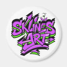 SklinesArt - 大胆なグラフィティロゴ