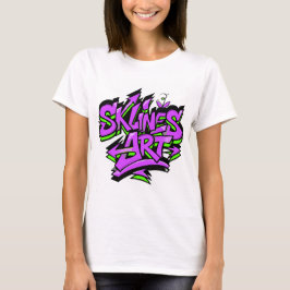 SklinesArt – Bold Graffiti Logo  Tシャツ