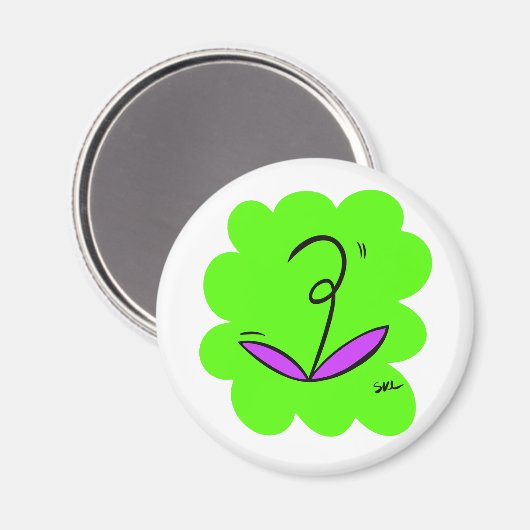 SklinesArt – Bold Logo マグネット (正面/裏面)