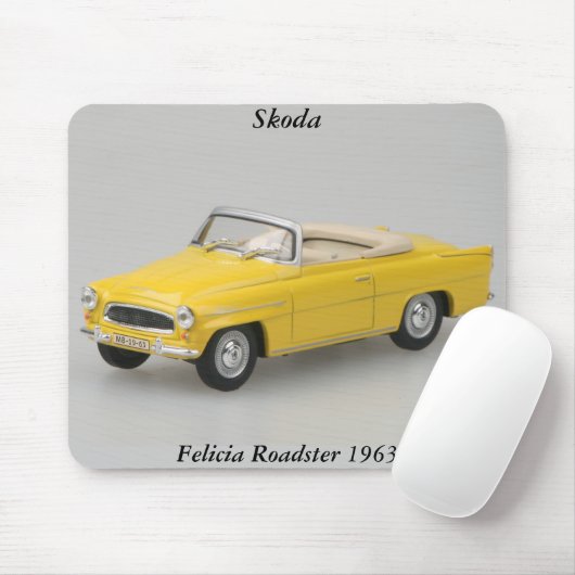 Skodaのフェリシアのロードスターの1963年のマウスパッド マウスパッド (マウス)