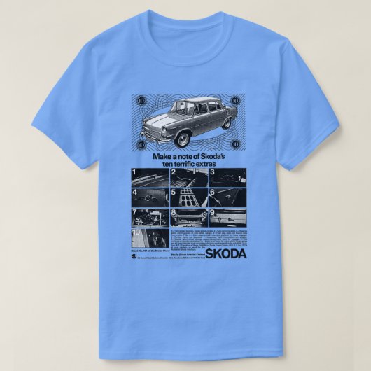 SKODA 1000MB  Tシャツ (デザイン正面)