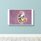 Skol Hand Painted by Mark Elsen キャンバスプリント (インサイチュ (ウッドフロア))