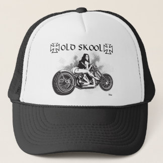 Skoolの古いバイク キャップ