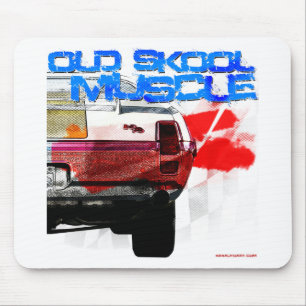 Skool古い筋肉 マウスパッド