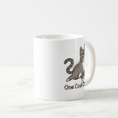 Skooterのマグ1のクールな猫 コーヒーマグカップ (正面右)