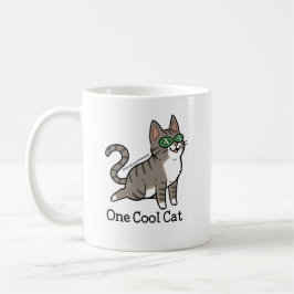 Skooterのマグ1のクールな猫 コーヒーマグカップ