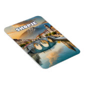 Skopje, cœur vibrant de la Macédoine du Nord マグネット (右側)