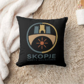 Skopje North Macedonia Europe クッション (ブランケット)