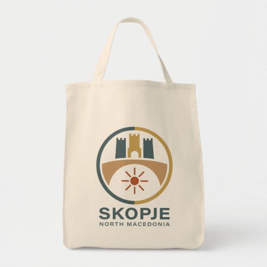 Skopje North Macedonia Europe トートバッグ (正面)