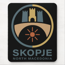 Skopje North Macedonia Europe マウスパッド