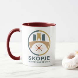 Skopje North Macedonia Europe マグカップ
