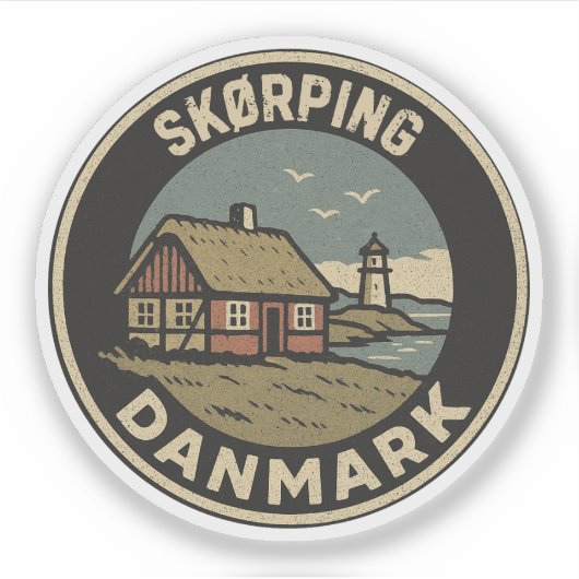 Skørping, Denmark デンマーク  シール (正面)