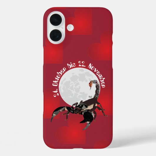 Skorpion 24. Okt. - 22. Nov. Apple iPhone Hülle Case-Mate iPhoneケース (裏面)
