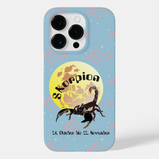 Skorpion 24. Okt. - 22. Nov. Apple iPhone Hülle Case-Mate iPhoneケース (裏面)