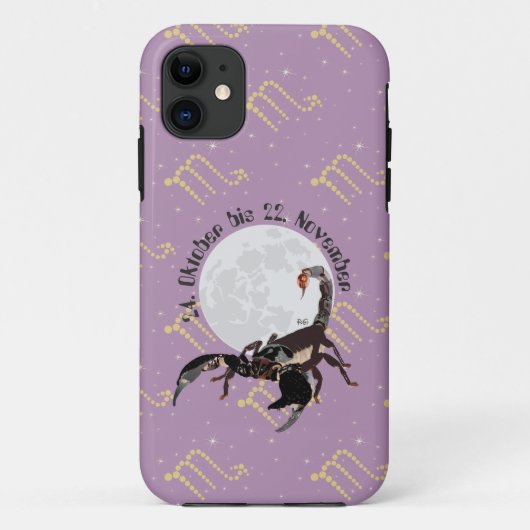 Skorpion 24. Okt. - 22. Nov. Apple iPhone Hülle Case-Mate iPhoneケース (裏面)