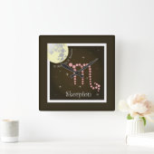 Skorpion 24. Oktober bis 22. November Uhr スクエア壁時計 (ホーム)