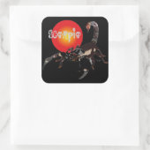 Skorpion Aufkleber スクエアシール (バッグ)