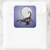 Skorpion Aufkleber スクエアシール (バッグ)