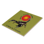 Skorpion Keramik Fotofliese タイル (側面)