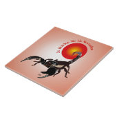 Skorpion Keramik Fotofliese タイル (側面)