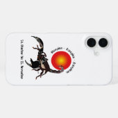 Skorpion - Sternzeichen iPhone Hülle iPhoneケース (裏面横)