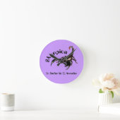 Skorpion - Sternzeichen Uhr ラウンド壁時計 (ホーム)