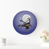 Skorpion - Sternzeichen Uhr ラージ壁時計 (ホーム)