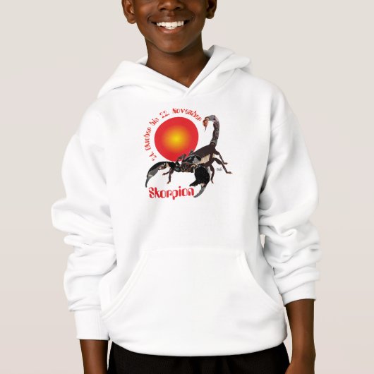 Skorpion - Tierkreiszeichen T-Shirt (正面)