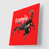 Skorpion Uhr スクエア壁時計 (傾斜)