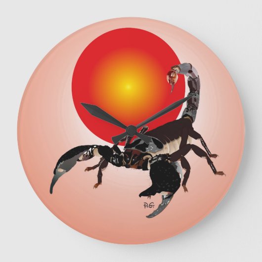 Skorpion Uhr ラージ壁時計 (正面)