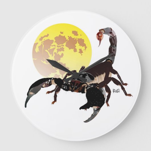 Skorpion Uhr ラージ壁時計 (正面)