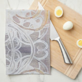 Skribbles: コーヒー + 夢 キッチンタオル (四つ折り)