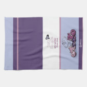 Skribbles + スケッチ: 2つのマグは1つよりよいです キッチンタオル (横)