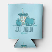 Skribbles: Just chillin' （青） 缶クーラー (正面)