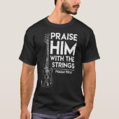 Skristian Guitar Psalm 150 Tシャツ (正面)