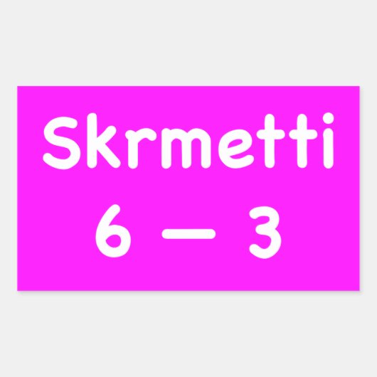 Skrmetti 6 -- 3 長方形シール (正面)