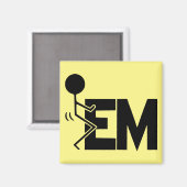 Skru-emスティックフィギュア#USAPatriotGraphics © マグネット (正面/裏面)
