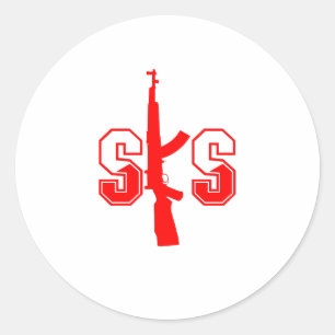 SKSアサルトライフルのロゴRed.png ラウンドシール