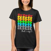 skskskと私のoop tシャツ (正面)
