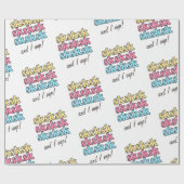 skskskとI Oop VSCOガールギフト ラッピングペーパー (フラット)