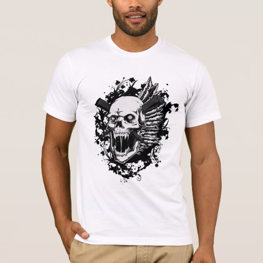 skul amazing design tシャツ (正面)