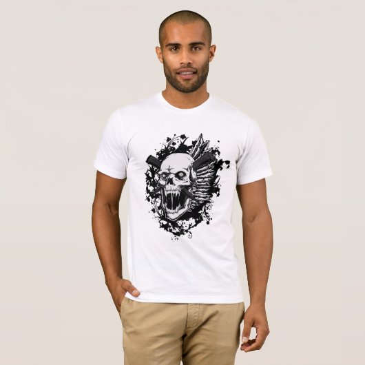 skul amazing design tシャツ (正面フル)