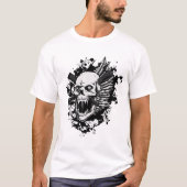 skul amazing design tシャツ (正面)