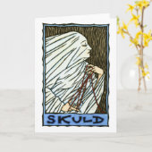 Skuld Greeting Card カード (黄色い花)