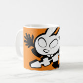 SKULETONESのバニーNO1 コーヒーマグカップ (正面左)