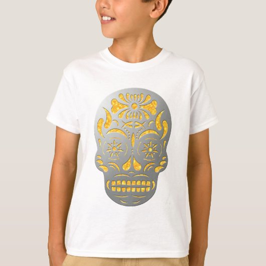 Skull1MetalFire Tシャツ (正面)