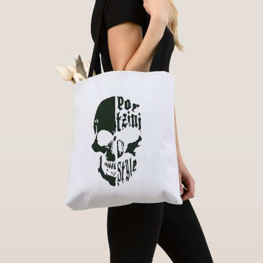 Skull  トートバッグ (クローズアップ)