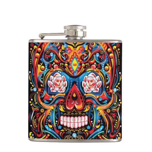 Skull フラスク (正面)